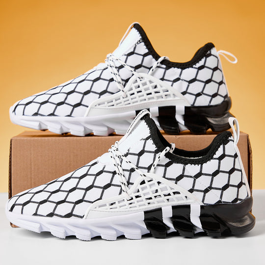 Damen Sportliche Laufschuhe mit atmungsaktivem Mesh-Obermaterial und stoßdämpfender Sohle R&B