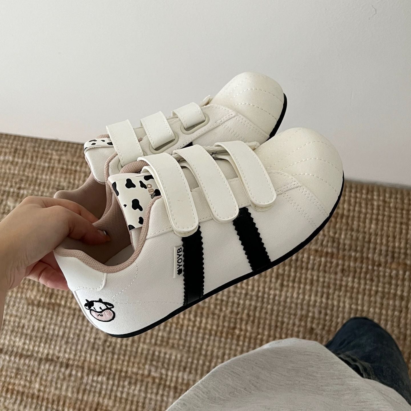 Damen Sportliche Sneakers mit praktischem Klettverschluss und atmungsaktiver Innenausstattung