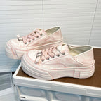 Damen modische Sneakers mit stabiler Plateau-Sohle und praktischem Schnürsystem R&B