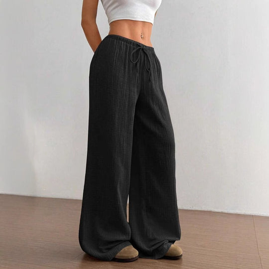 Damen Lockere Palazzo-Hose R&B