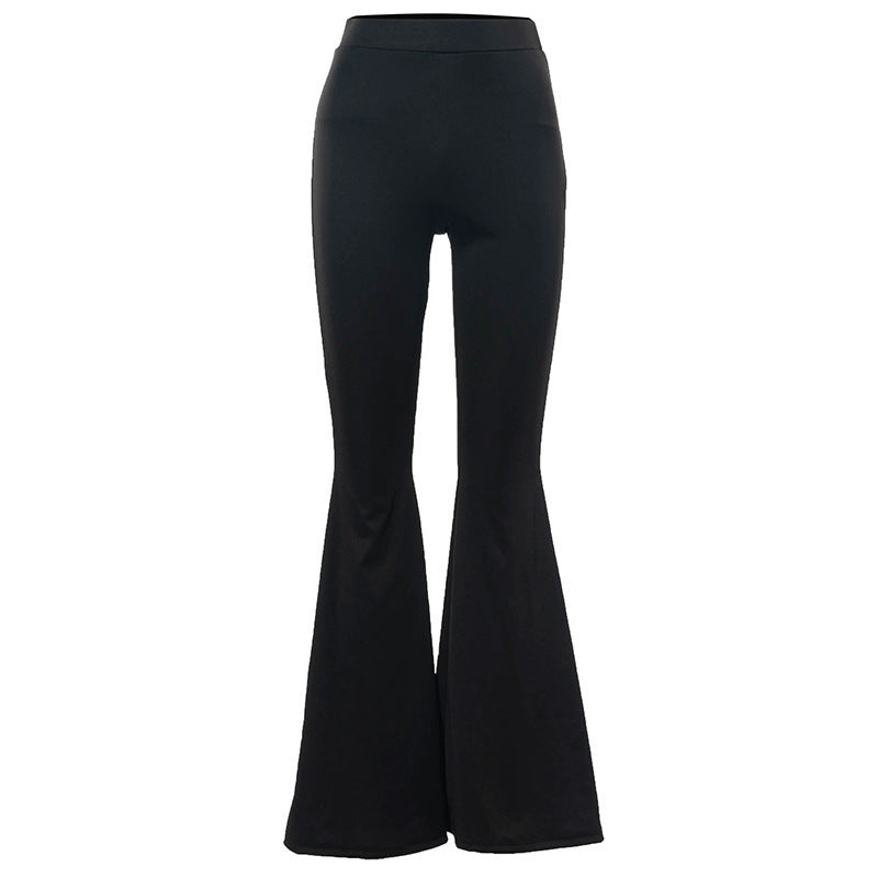 Damen Flared Leggings mit hohem Bund und komfortablem Stretch-Stoff R&B