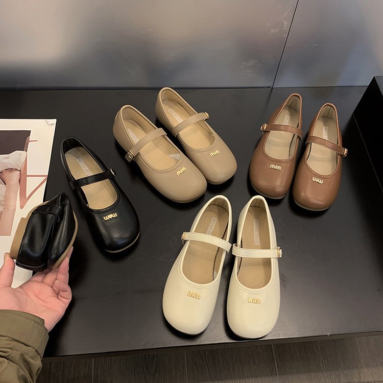 Damen Ballerinas mit modischer Schnallenverzierung und komfortabler Innensohle R&B