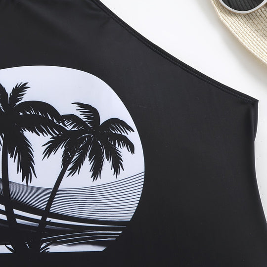 Damen Bikiniset mit Palmenmuster von R&B
