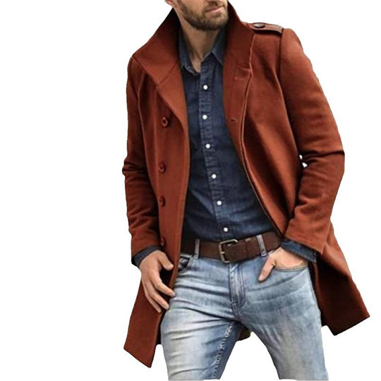 Herren modischer Mantel R&B