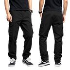 Herren Cargo-Hose mit vielseitigen Taschen und elastischem Bund R&B