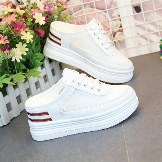 Damen Sneakers mit hoher Plateausohle und eleganter Riemchenverarbeitung R&B