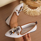 Damen Ballerinas mit modischem Dekor und elegantem Schnitt R&B