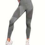 Damen Sport-Leggings mit hohem Bund und atmungsaktivem Design R&B