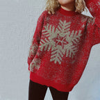 R&B | Weihnachtlicher Strickpullover Mit Festlichem Motiv