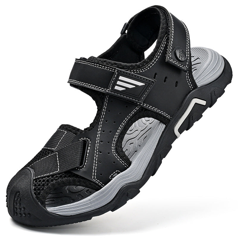 Herren leichte und atmungsaktive Outdoor-Sandalen mit verstellbaren Riemen R&B