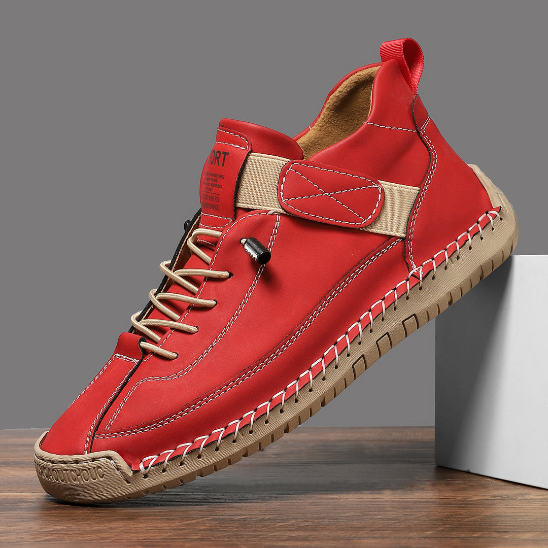 Damen Bequeme Freizeitschuhe mit elastischem Klettverschluss und atmungsaktiver Konstruktion R&B