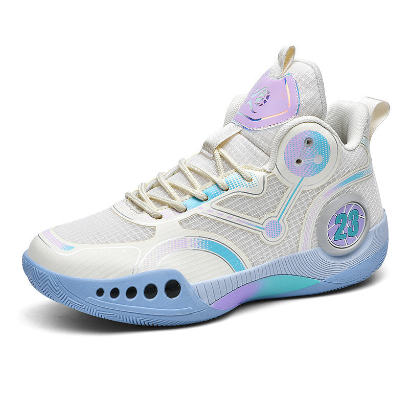 Damen Sportliche Basketball-Schuhe mit atmungsaktiver Oberflächenstruktur und innovativer Dämpfungstechnologie R&B
