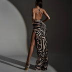 Damen Langärmliges Oberteil mit raffiniertem Animal-Print R&B