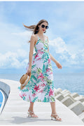 Damen Maxikleid mit elegantem floralem Schnitt R&B