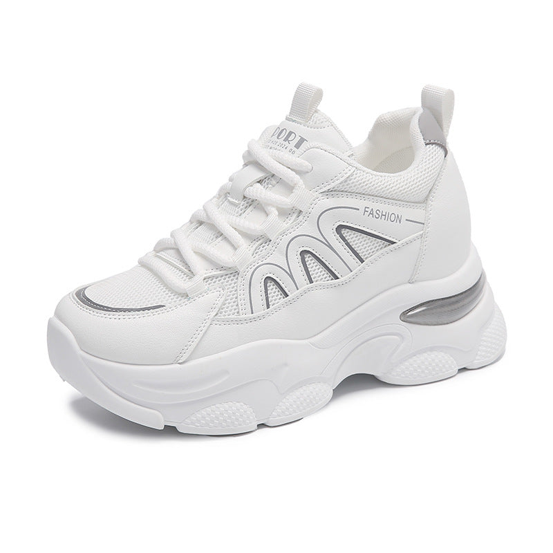 Damen Bequeme Sport Sneakers mit atmungsaktivem Mesh-Obermaterial und gummierter Sohle R&B