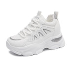 Damen Bequeme Sport Sneakers mit atmungsaktivem Mesh-Obermaterial und gummierter Sohle R&B