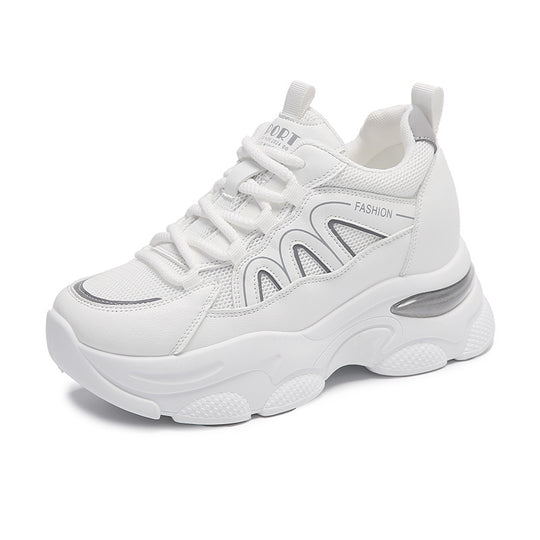 Damen Bequeme Sport Sneakers mit atmungsaktivem Mesh-Obermaterial und gummierter Sohle R&B