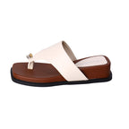 Damen Bequeme Zehentrenner-Sandalen mit modischem Riemendesign und ergonomischer Sohle R&B