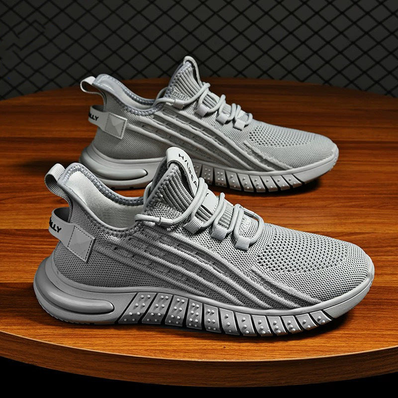 Damen Sportliche Freizeitsneaker mit atmungsaktivem Obermaterial und rutschfester Sohle