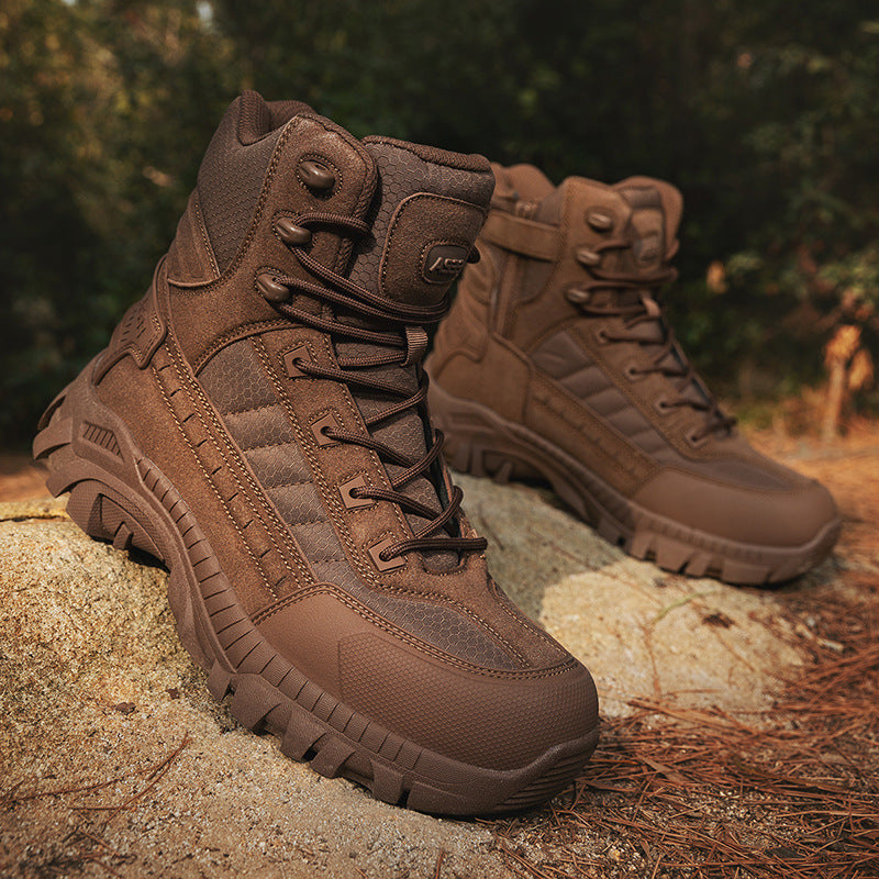 Herren Multifunktionale Outdoorschuhe mit hohem Knöchelschutz und rutschfester Sohle R&B