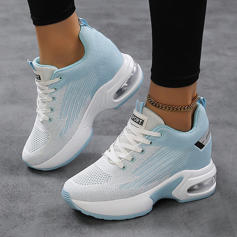 Damen Sportliche Sneakers mit atmungsaktivem Obermaterial und dämpfendem Air-Cushion-System R&B