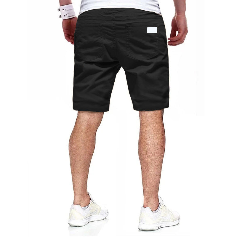 Herren sportliche Shorts mit seitlichen Taschen