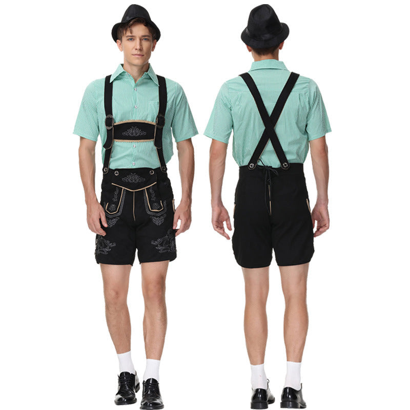 Herren Stilvolles Trachten-Outfit mit aufwändigen Stickereien und modernen Akzenten R&B
