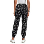Damen Komfortable Blumenmuster Jogginghose R&B