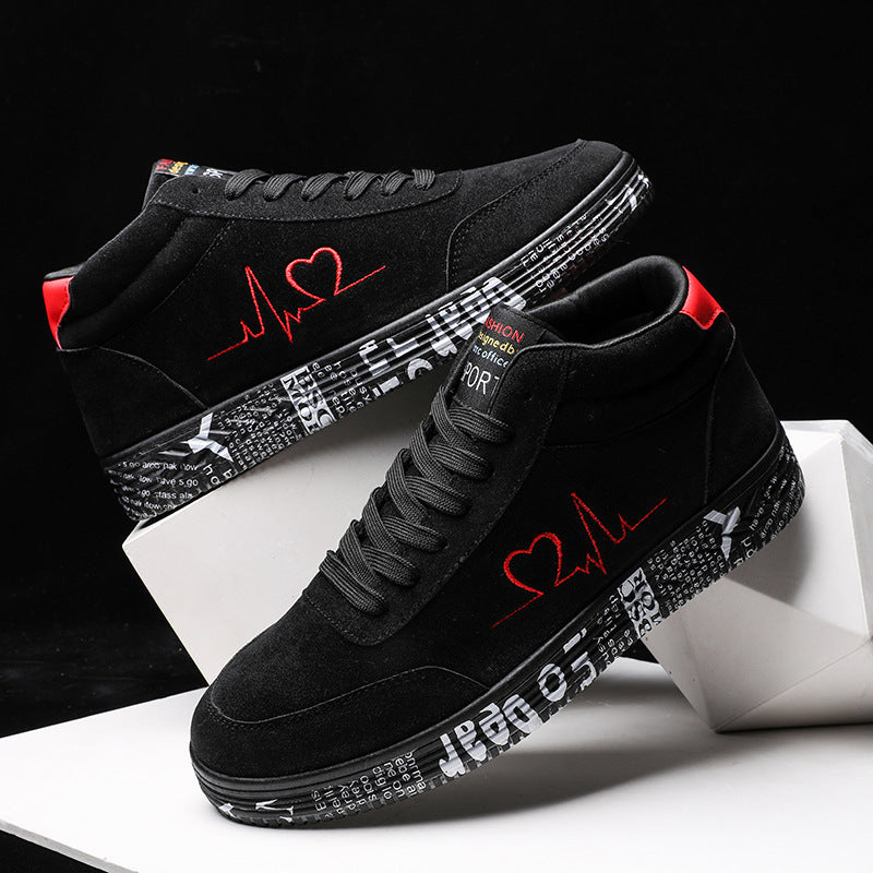 Damen Modische High-Top Sneakers mit einzigartigem Design und rutschfester Sohle