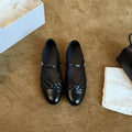 Damen Ballerinas mit elegantem Riemchen und glänzender Oberfläche R&B