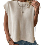 Damen legeres Strickoberteil R&B
