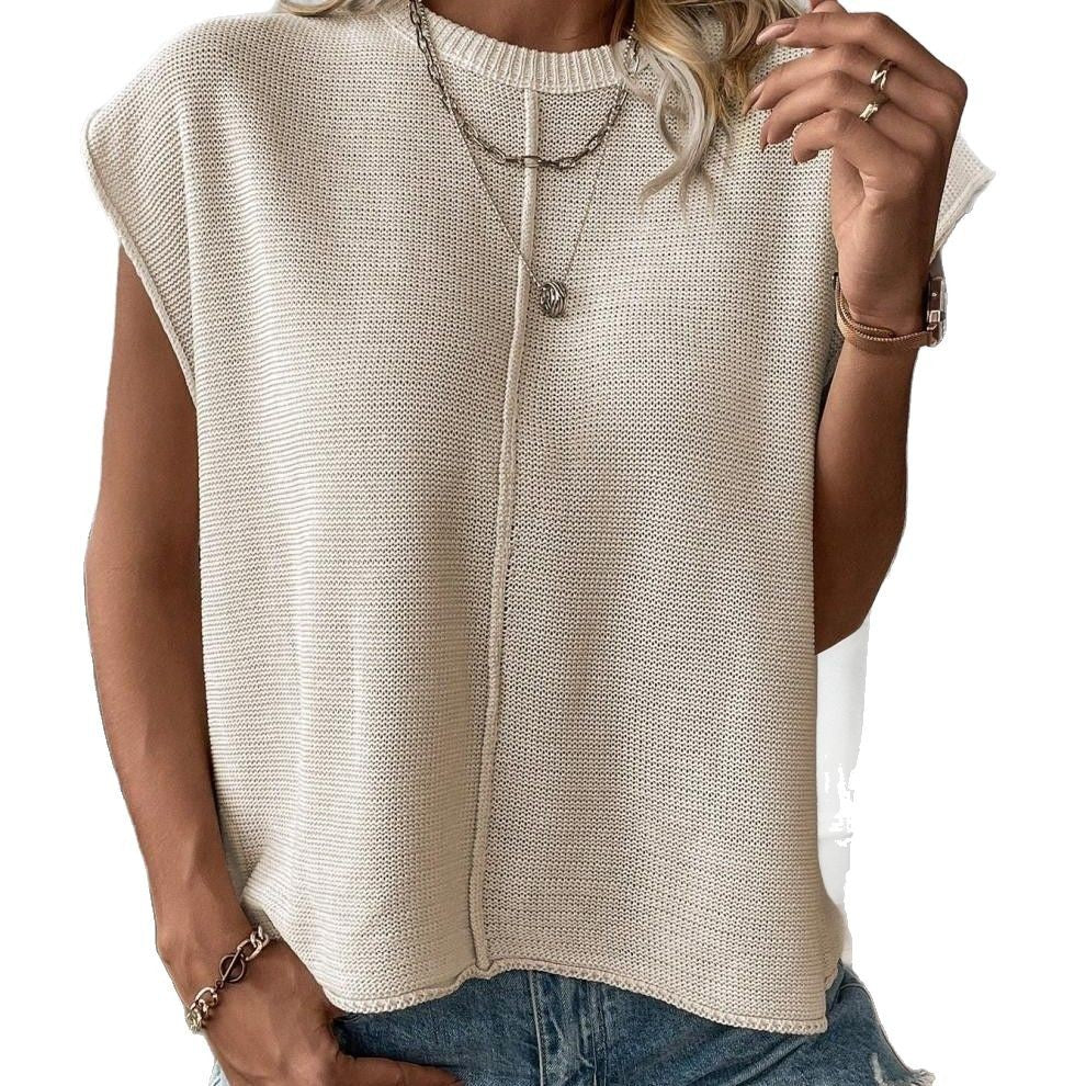 Damen legeres Strickoberteil R&B