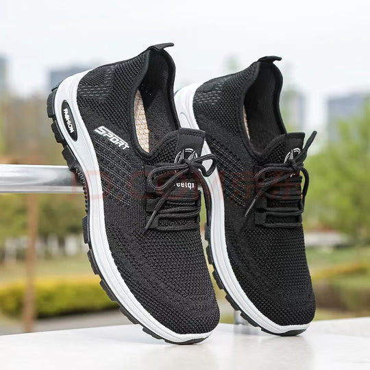 Damen Sportliche Sneakers mit elastischem Obermaterial und rutschfester Sohle R&B
