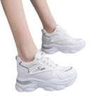 Damen Sportliche Chunky Sneakers mit atmungsaktiver Mesh-Oberfläche und gepolsterter Sohle