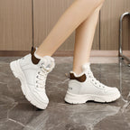 Damen Winterliche High-Top Sneakers mit kuscheligem Futter R&B