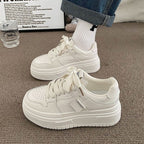 Damen Plattform-Sneaker mit dämpfender Laufsohle und eleganter Schnürung R&B