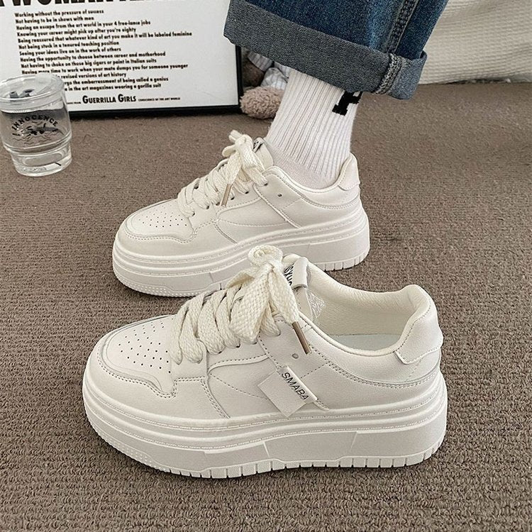 Damen Plattform-Sneaker mit dämpfender Laufsohle und eleganter Schnürung R&B