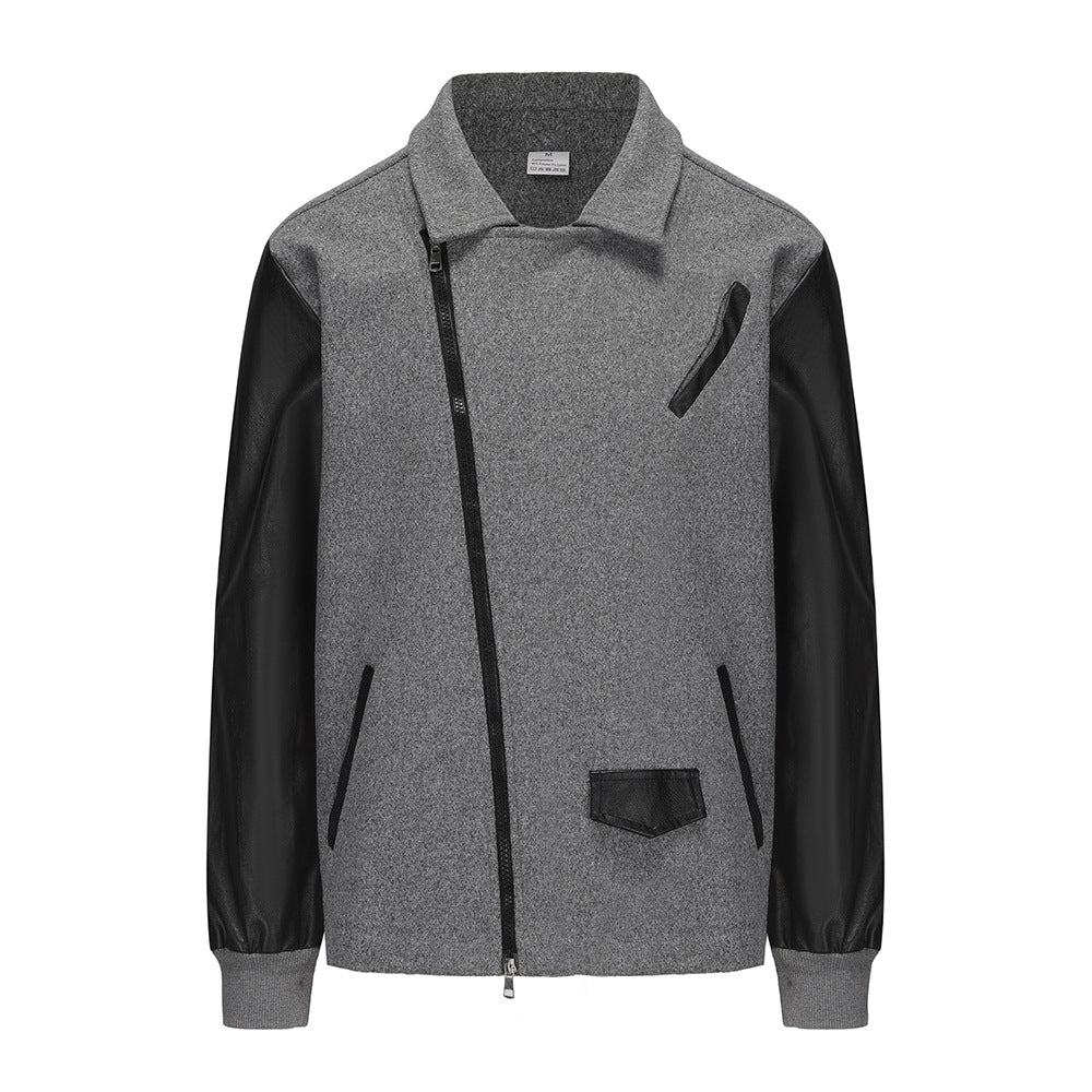 Herren modische Fleece-Kombijacke mit akzenten R&B