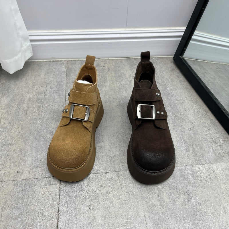 Damen Schnürschuhe mit robustem Profil und modischem Obermaterial R&B