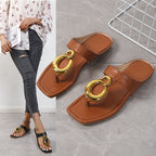 Damen modische Sandalen mit eleganter Schnalle und anatomischem Fußbett R&B