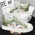 Damen Modische Sneakers mit einzigartigem Muster und rutschfester Sohle