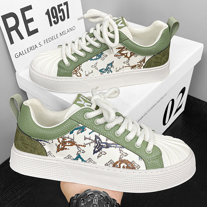 Damen Modische Sneakers mit einzigartigem Muster und rutschfester Sohle