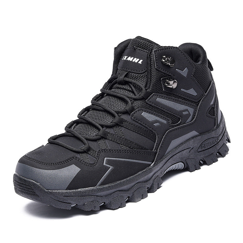 Damen Hohe Wanderstiefel mit innovativem Schnellschnürsystem und rutschfester Sohle R&B