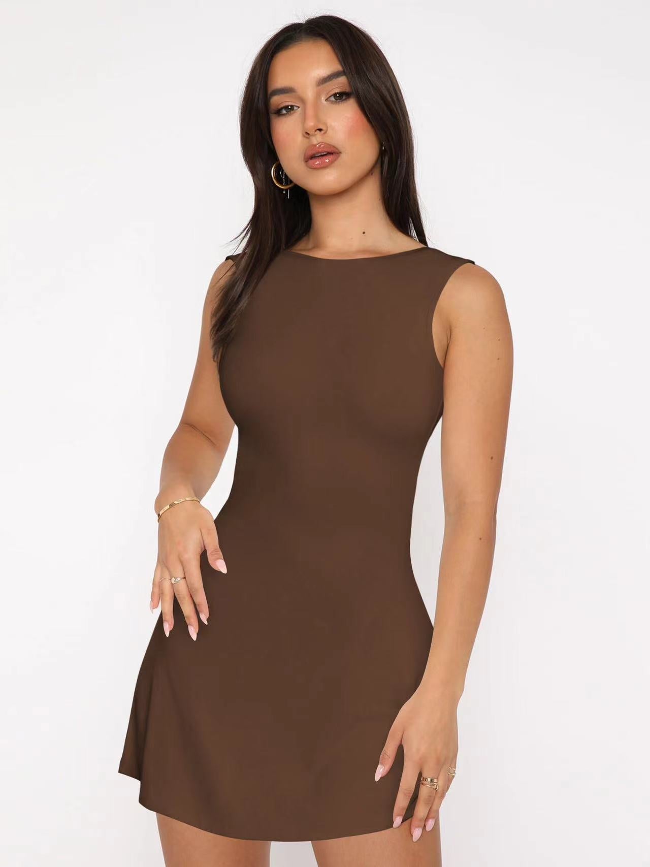 Damen Figurbetontes Minikleid aus hochwertigem Jersey