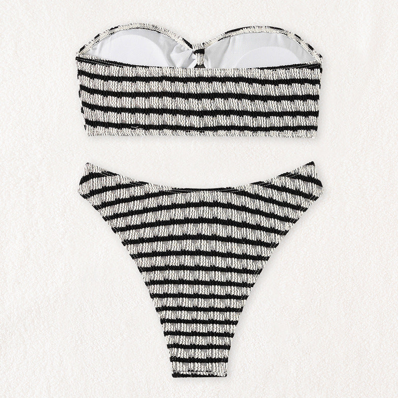 Damen Bandeau-Bikini mit trendy Ausschnitt R&B