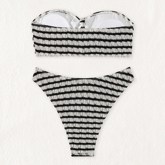 Damen Bandeau-Bikini mit trendy Ausschnitt R&B