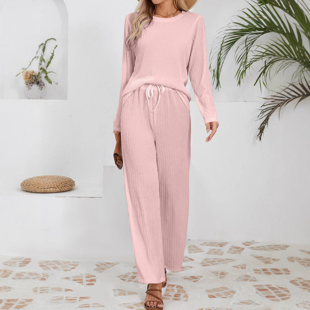 Damen Elegantes und bequemes Set aus gefeuchtetem Material R&B