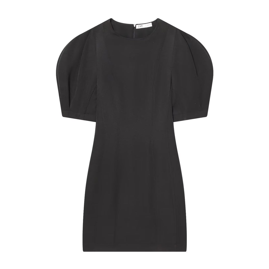 Damen elegantes Kleid mit Schulterpolstern und zeitlosem Design R&B