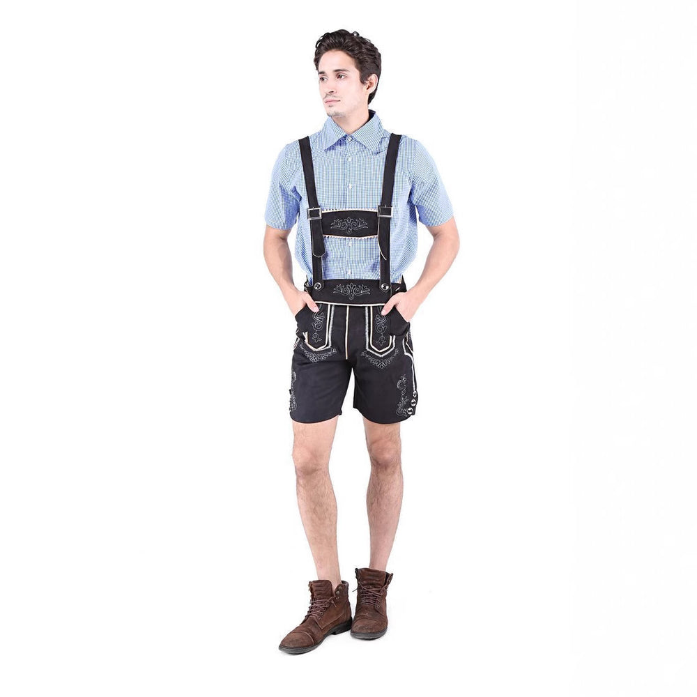 Herren Trachtenkurzanzug mit aufwendiger Stickerei R&B