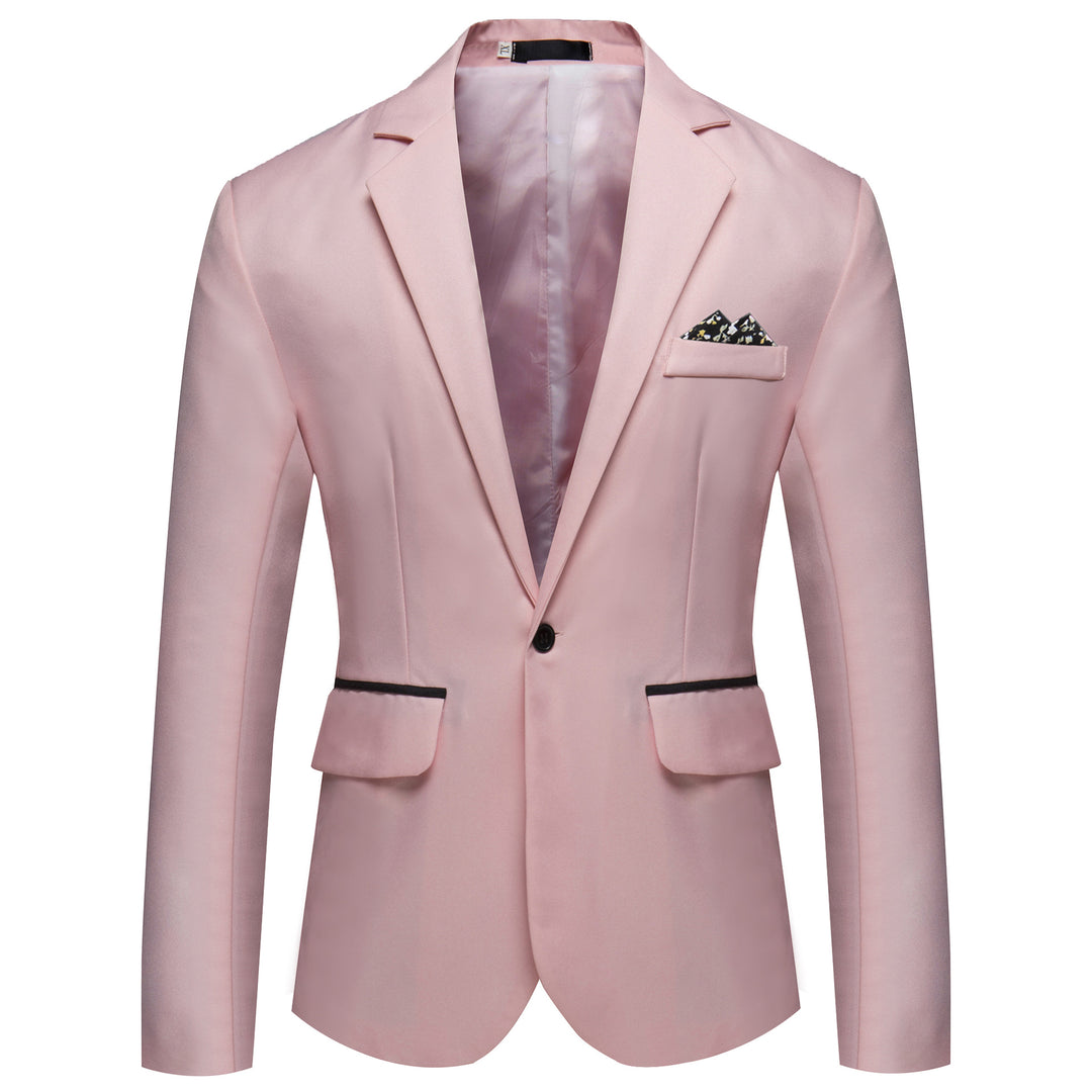 Herren modischer und eleganter Anzugjacke mit satiniertem Finish R&B